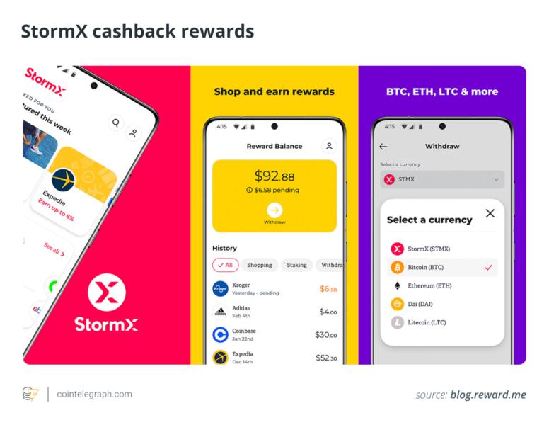 StormX Cashback Rewards