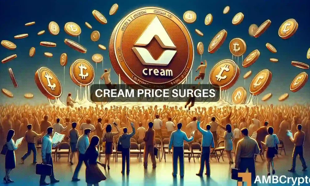 Cream Finance Cryptocurrency Jumps 65%: Is It the New Favorite Pick?