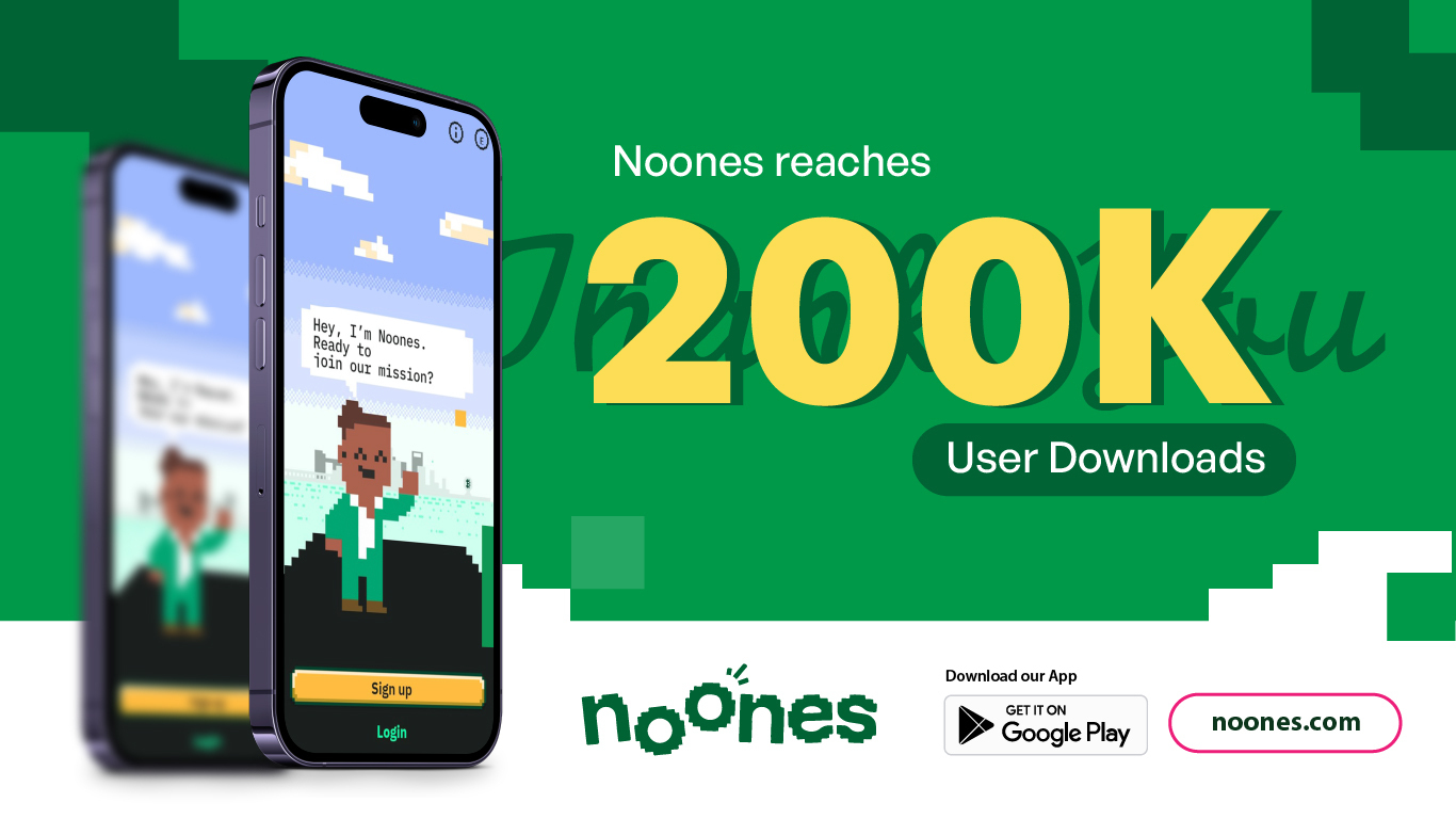 The NoOnes FinTech Super App exceeds 200,000 downloads