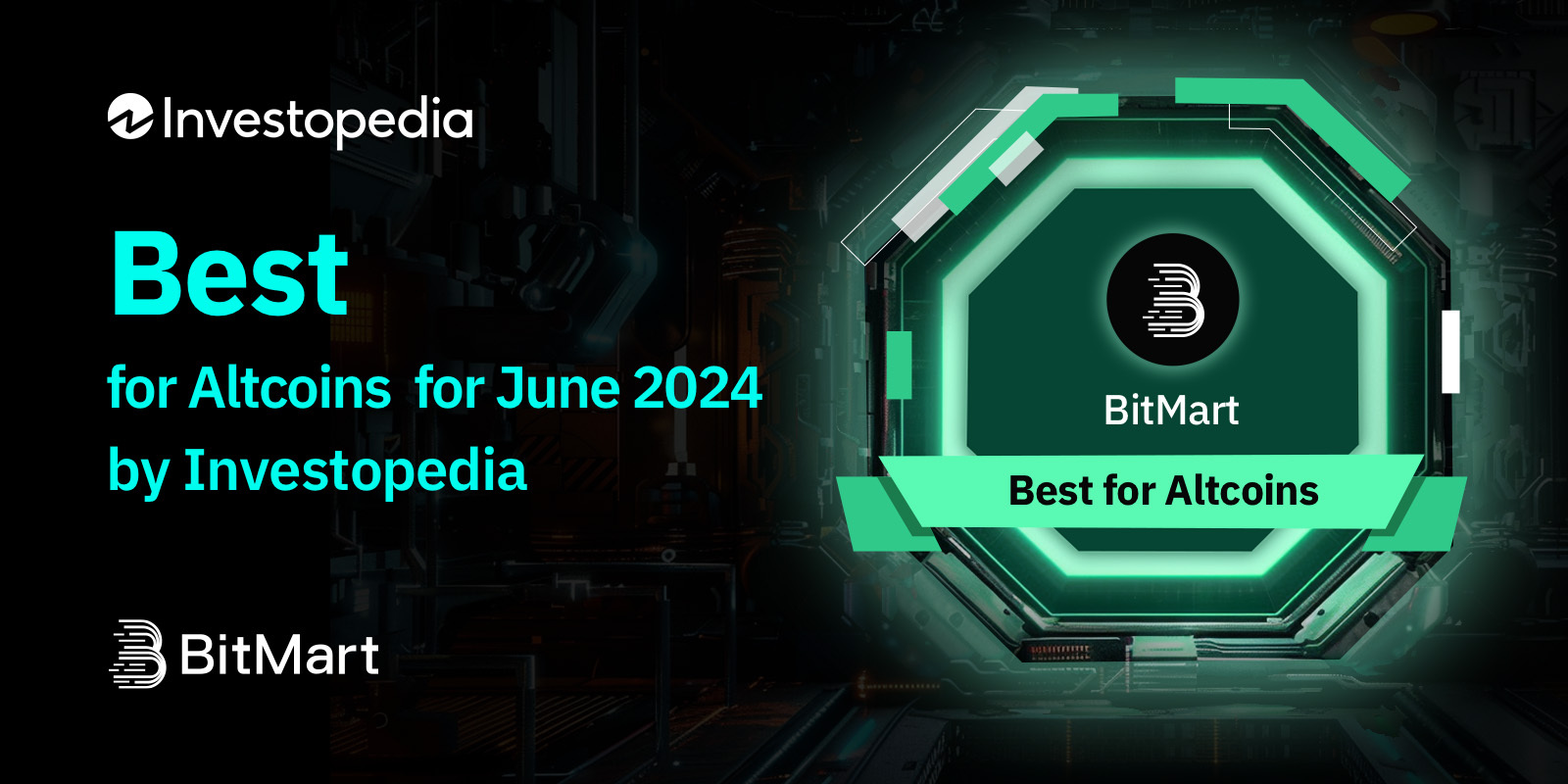 BitMart Named Investopedia's Best Cryptocurrency Exchange for Altcoins in June 2024