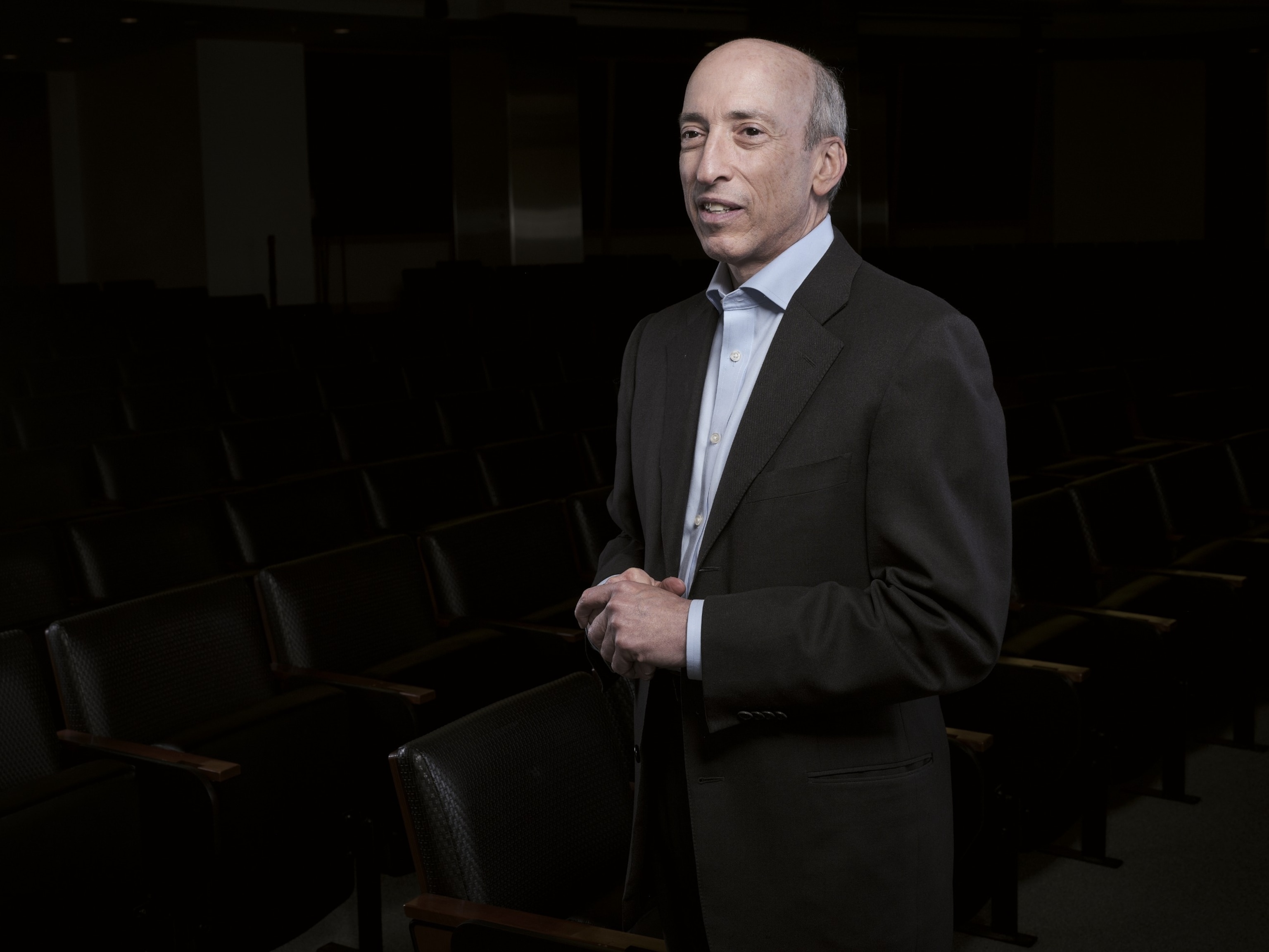 PHOTO: Gary Gensler, chairman of the U.S. Securities and Exchange Commission (SEC), at SEC headquarters in Washington, DC, on January 9, 2024.