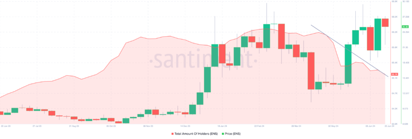 ENS Holders Decline