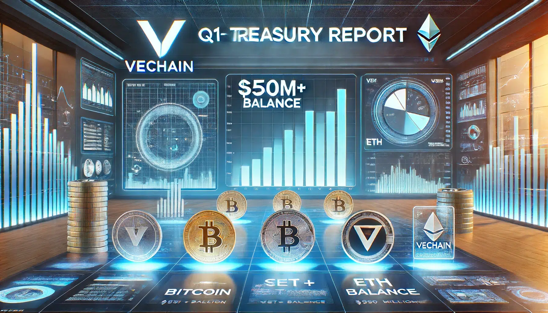 Balance of $550 million + Bitcoin, VET and ETH revealed