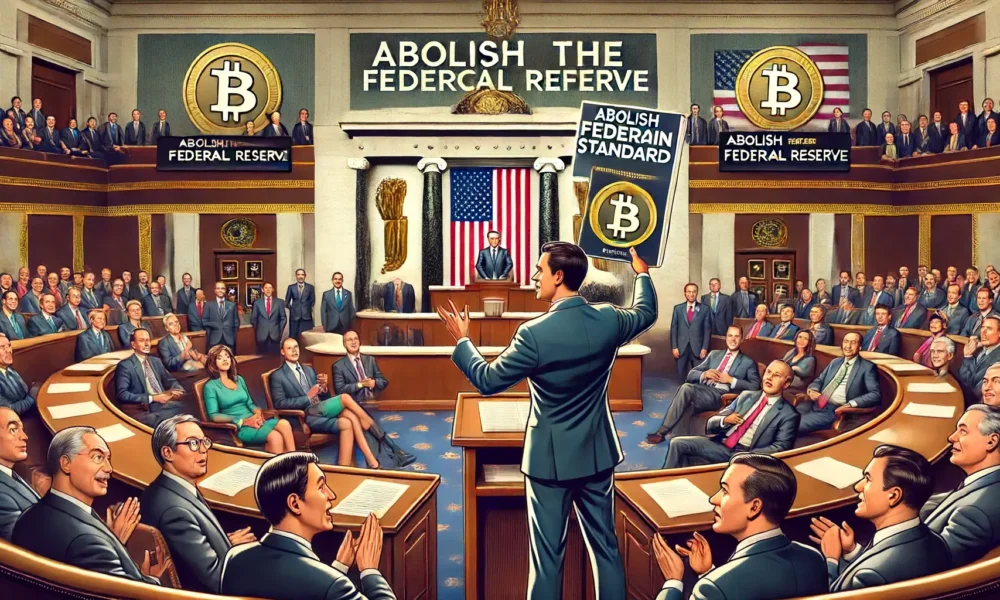 Congressman proposes "Bitcoin Standard"-inspired bill to abolish the Federal Reserve