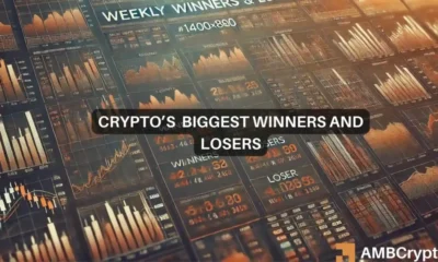 Crypto Market Weekly Winners and Losers – MOG, KAS, PENDLE, WLD