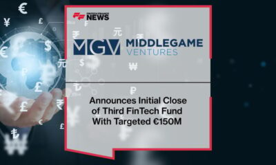 MiddleGame Ventures announces the initial closing of its third FinTech fund with a target of €150 million