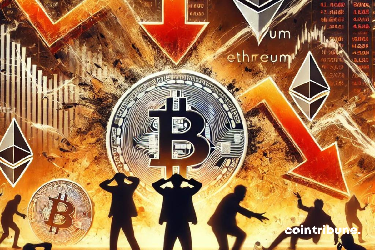 Cryptocurrency market panic: Bitcoin and Ethereum are collapsing...