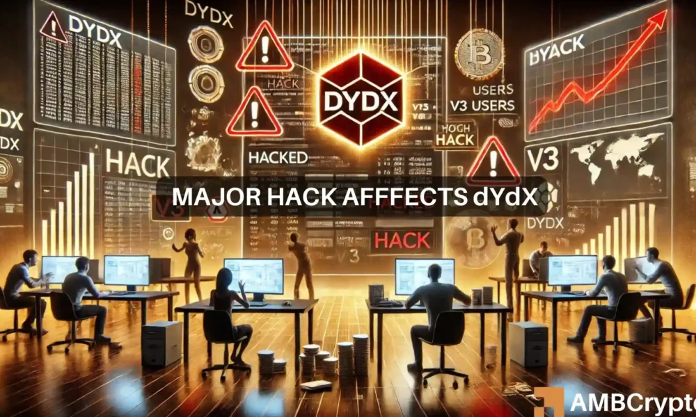 Crypto breach: DeFi exchange dYdX hacked following sell-off rumors